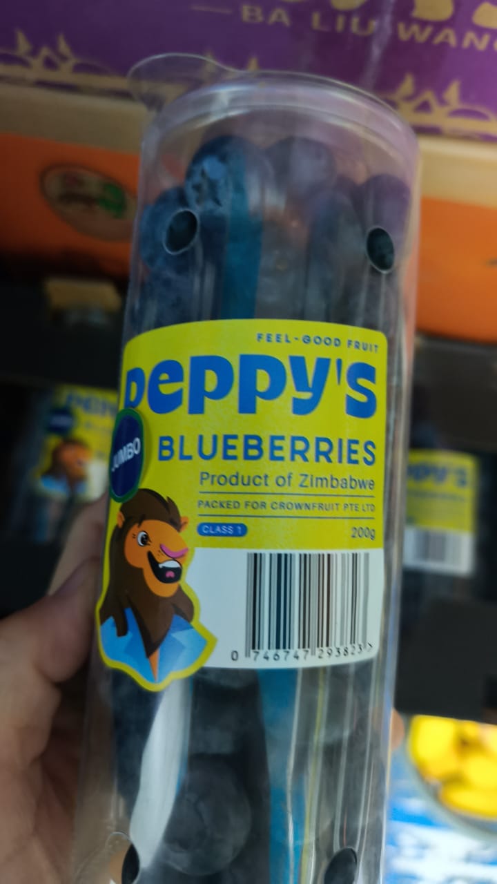 (FRUITS) PREMIUM JUMBO BLUEBERRIES 200G